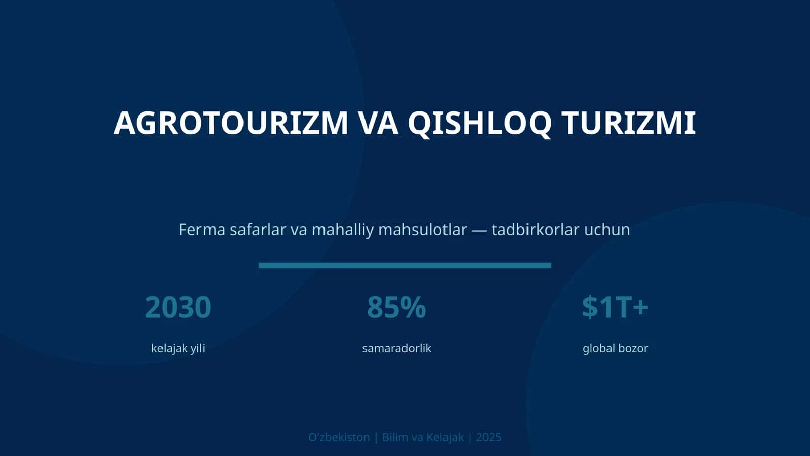 AGROTOURIZM VA QISHLOQ TURIZMI 1