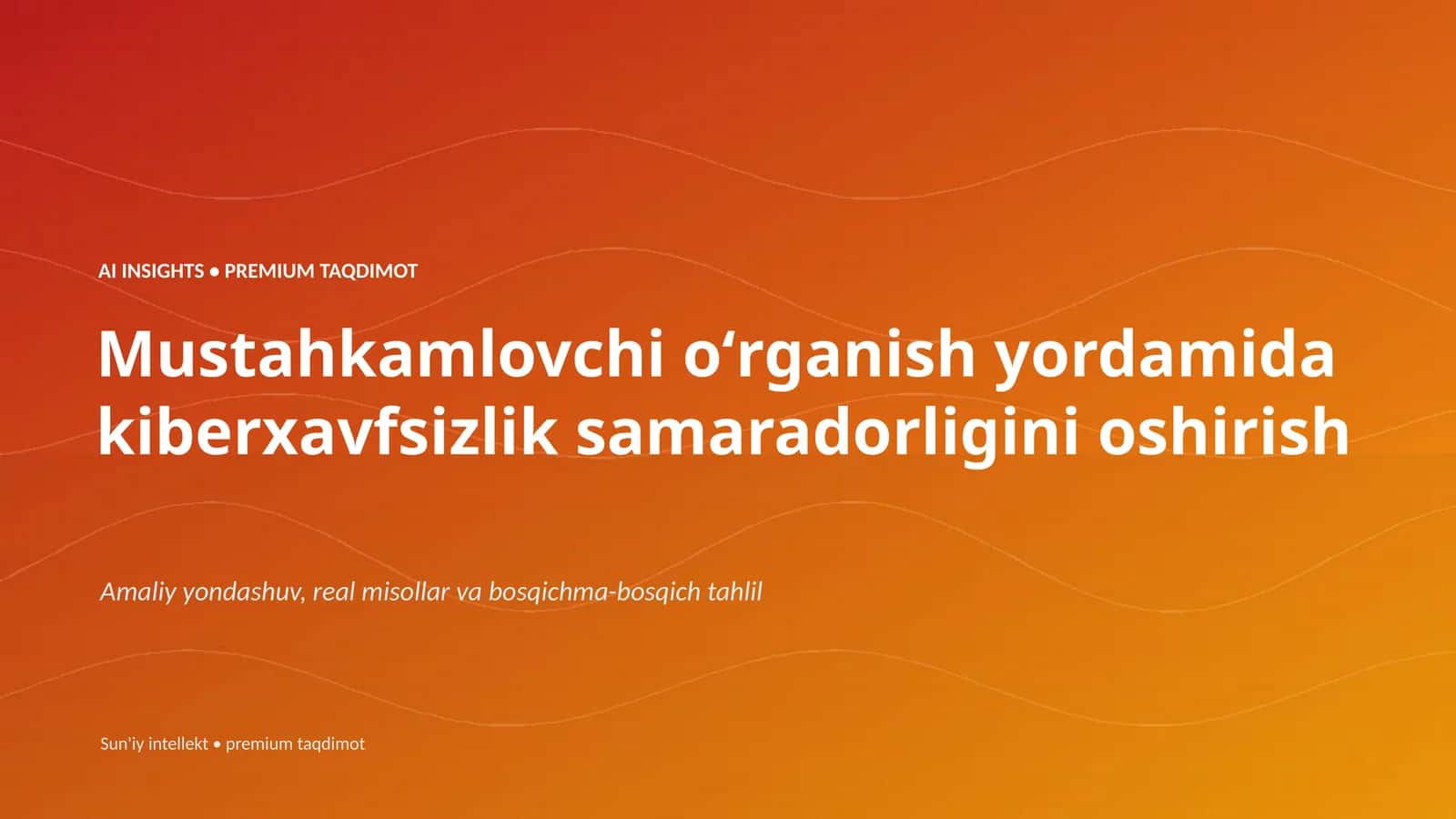AI INSIGHTS • PREMIUM TAQDIMOT 1