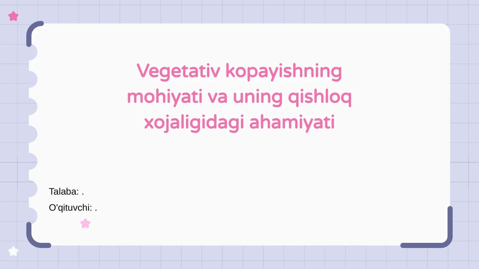 Vegetativ kopayishning mohiyati va uning qishloq xojaligidagi ahamiyati 1