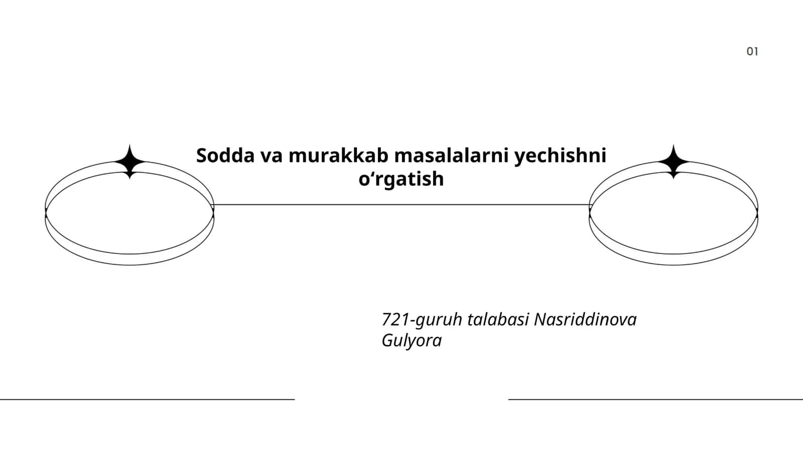 Sodda va murakkab masalalarni yechishni oʻrgatish 1