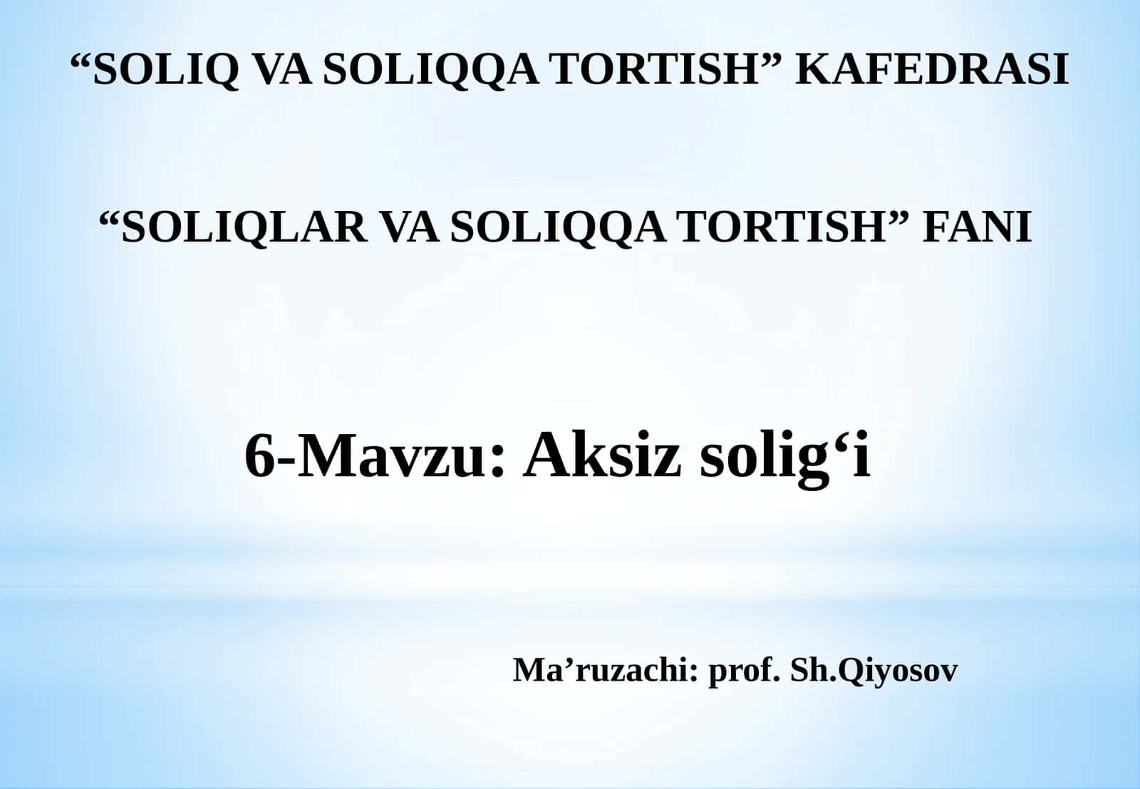 Aksizsolig‘i 1