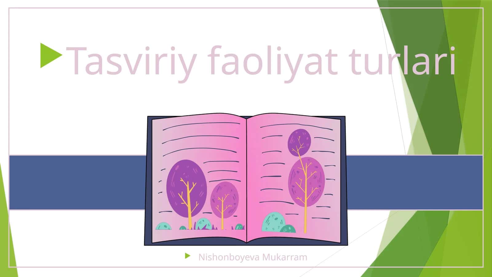Tasviriy faoliyat turlari 1