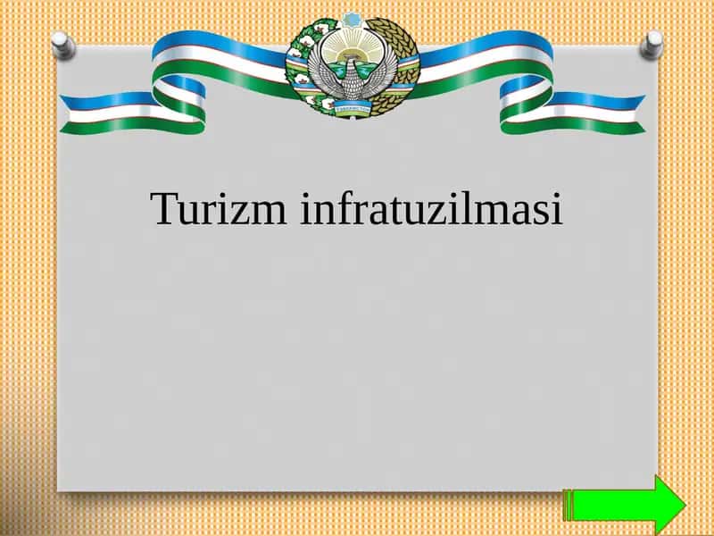 Turizm infratuzilmasi 1