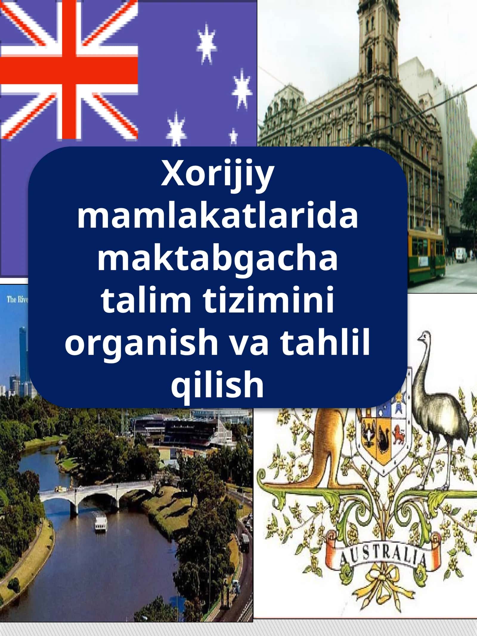 Xorijiy mamlakatlarida maktabgacha talim tizimini organish va tahlil qilish 1