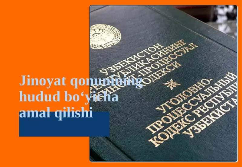Jinoyat qonunining hudud bo‘yicha amal qilishi 1