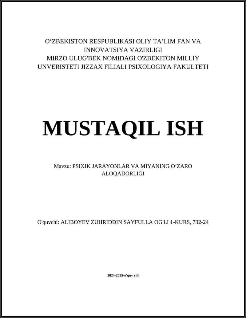 Diqqatni boshqarish va miya faoliyati 1