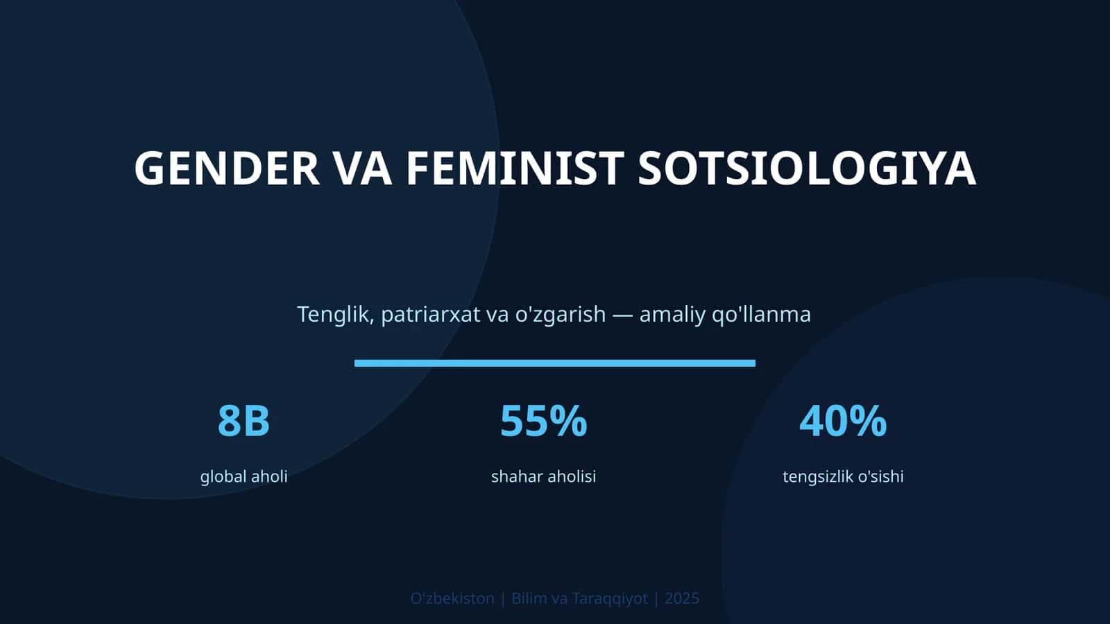 Gender va feminist sotsiologiya 1