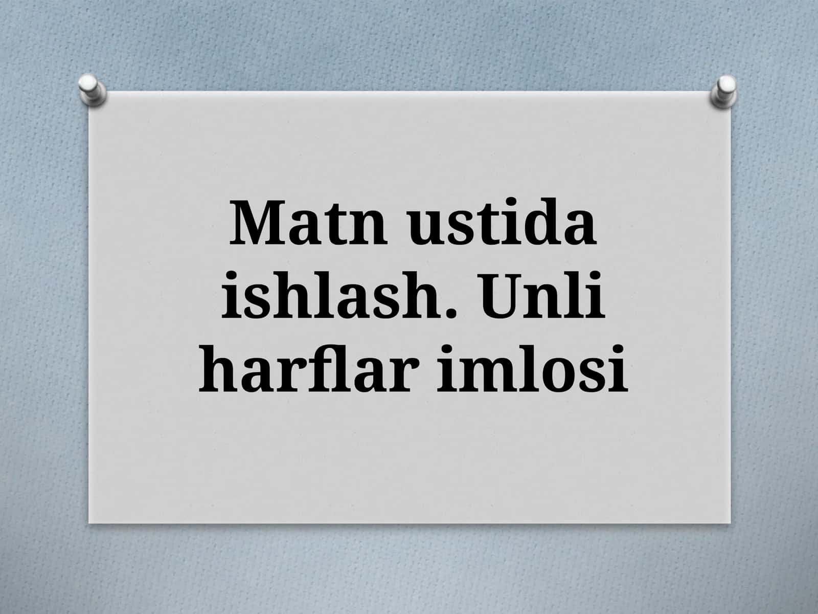 Mas'uliyat 1