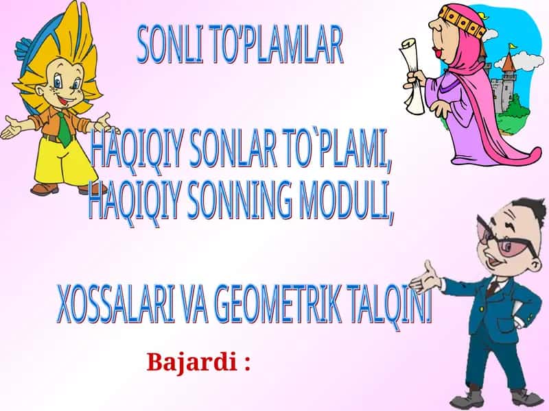 Adabiyotlar 1