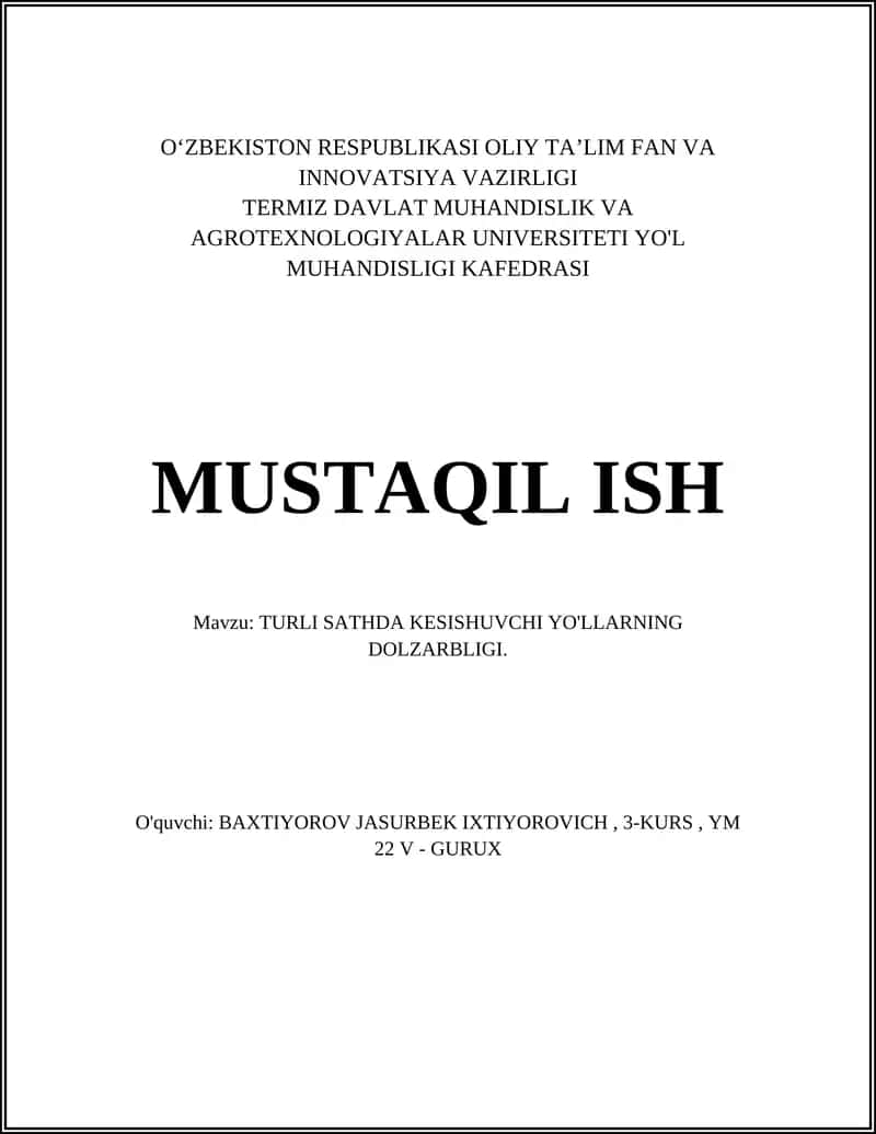 Temir yo'l transporti va logistikasi 1