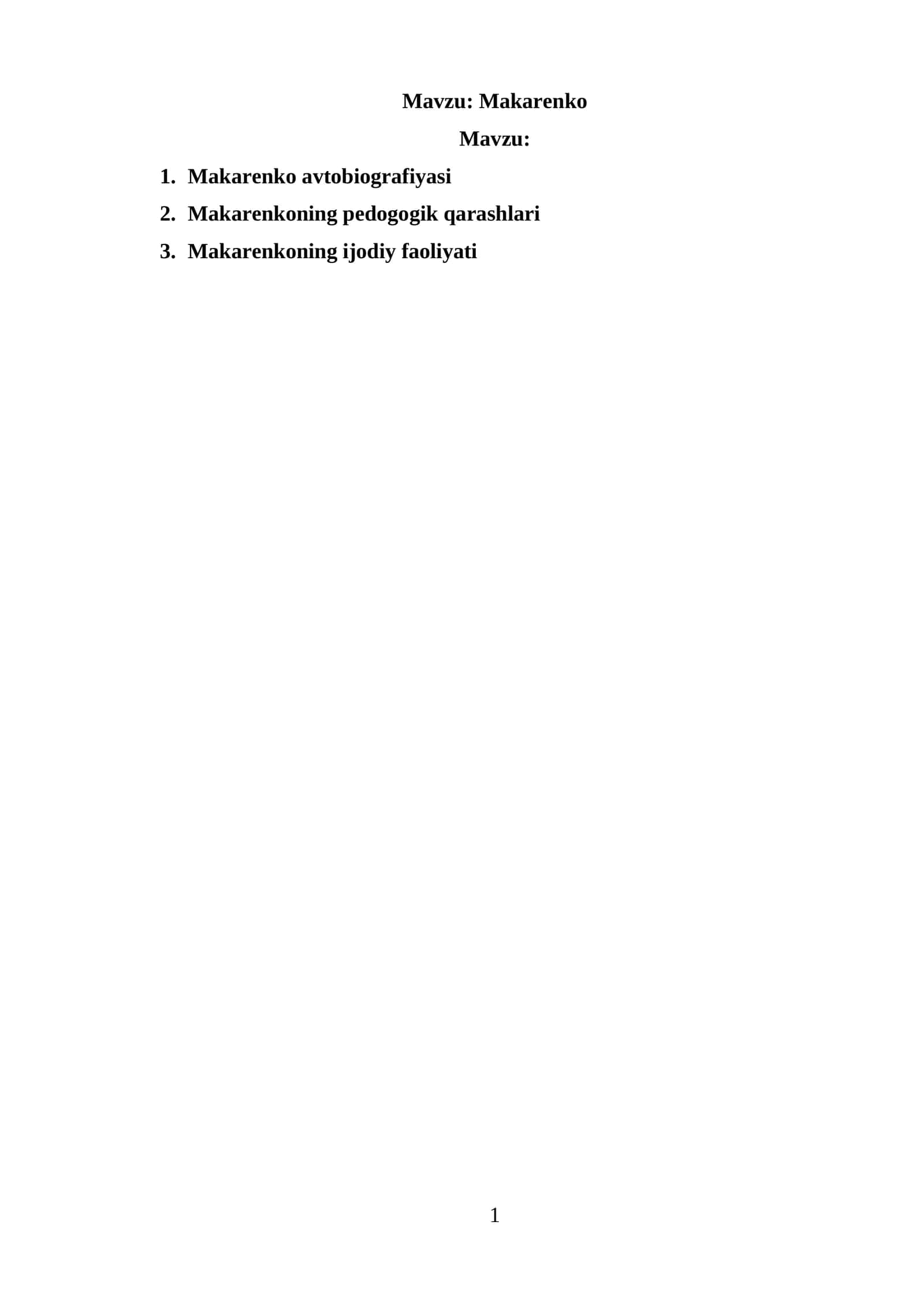 Makarenko 1