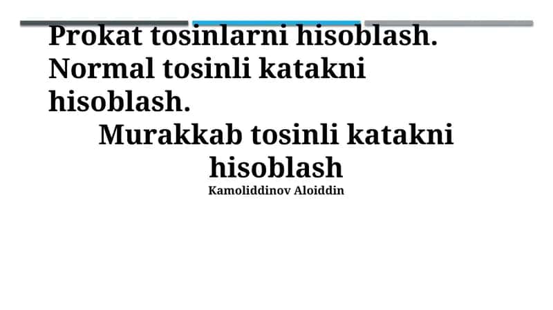 Toksin Ta'sirini Baholash 1