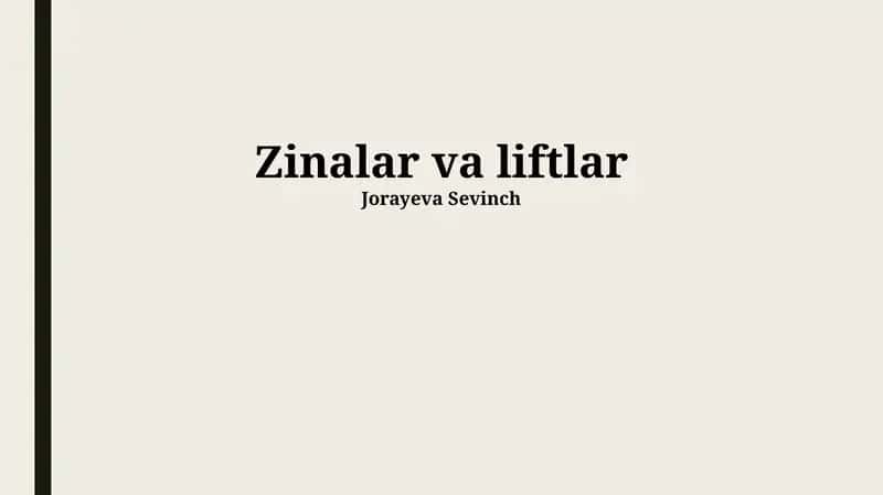 Narvon va Liftlar 1