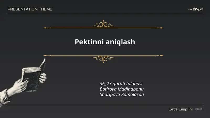Pektinni aniqlash 1