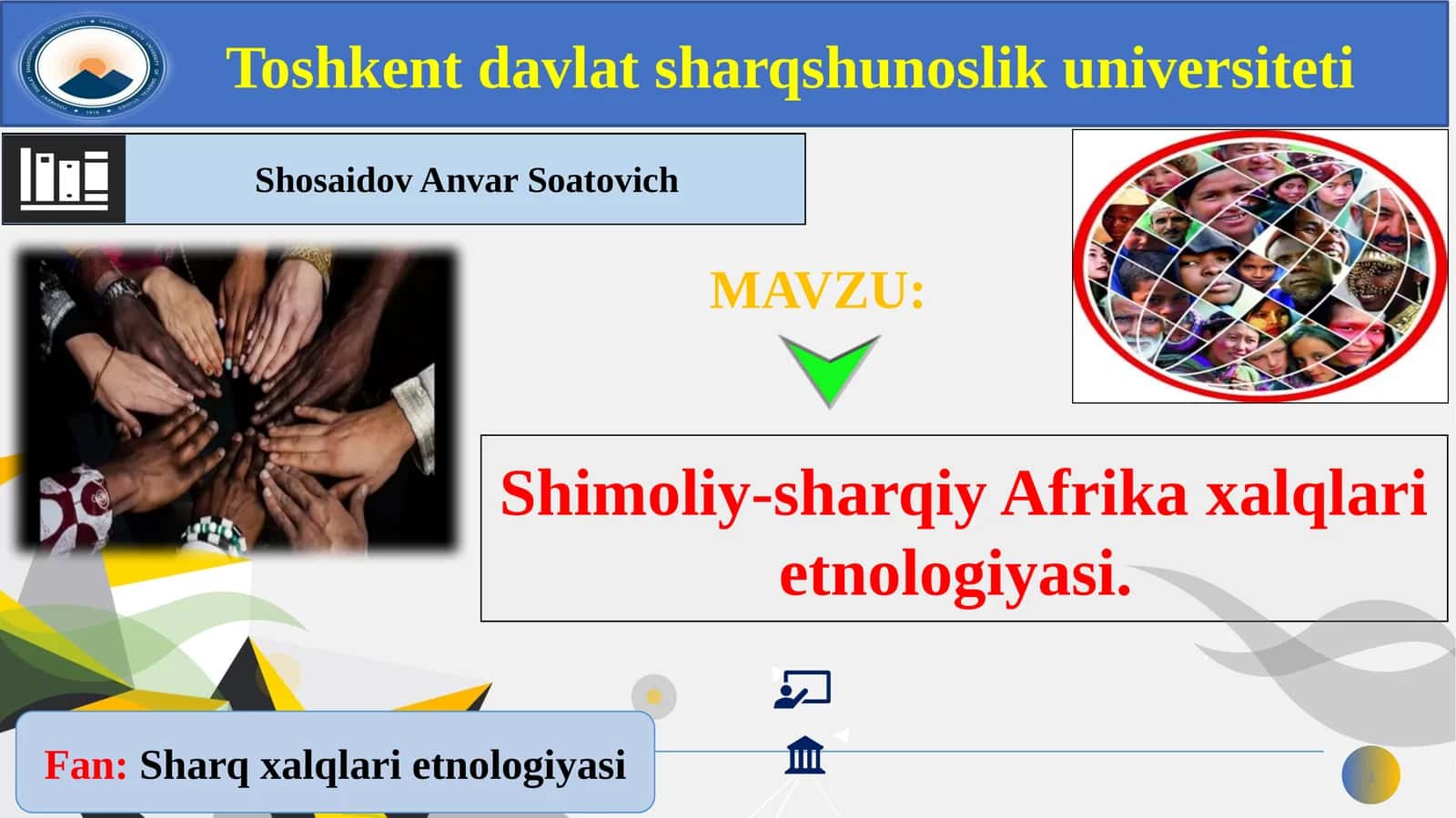 Sharq xalqlari etnologiyasi 1