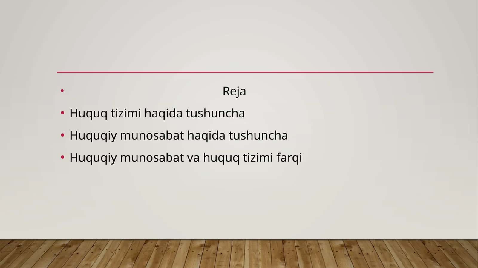 Huquq tizimi haqida 1