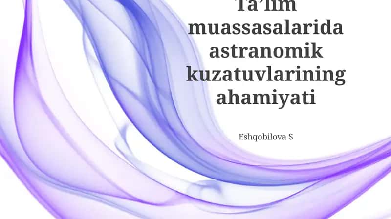 Astronomik kuzatishlar 1