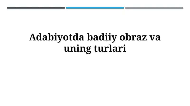 Adabiyotda badiiy obraz vauningturlari 1