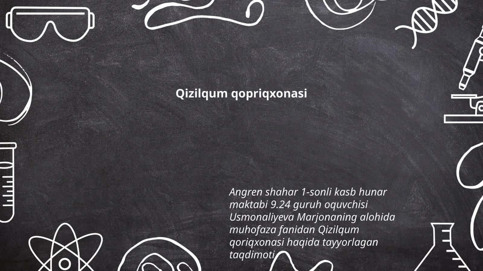 Qizilqum qopriqxonasi 1