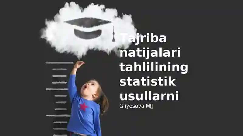 Tajriba natijalari tahlili