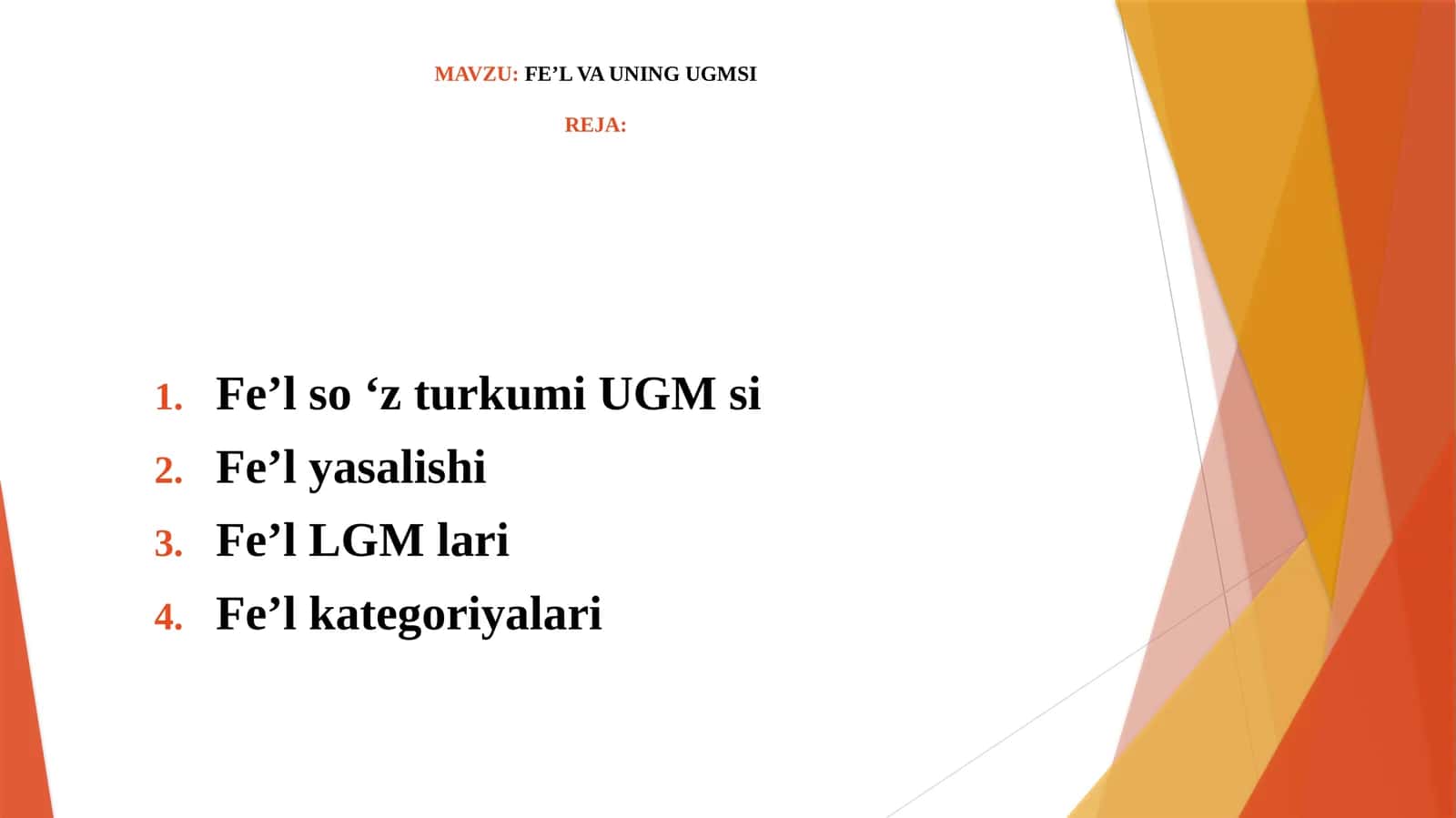 FE’L VA UNING UGMSI 1
