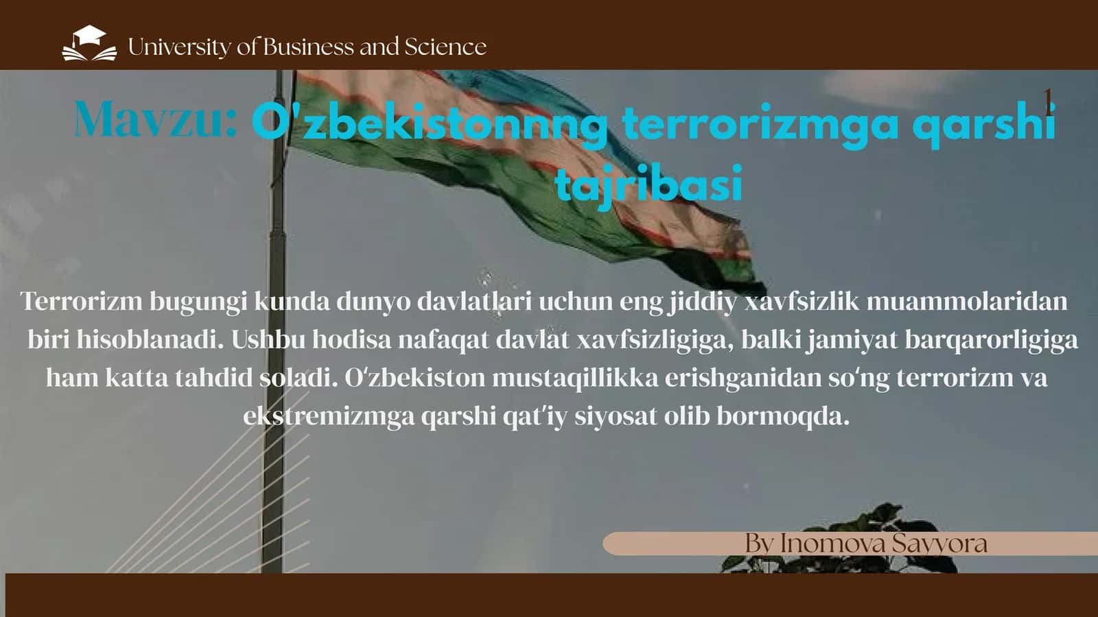 O'zbekistonnng terrorizmga qarshi tajribasi 1