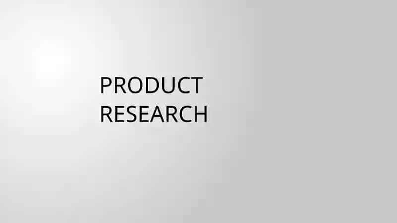 Product Research