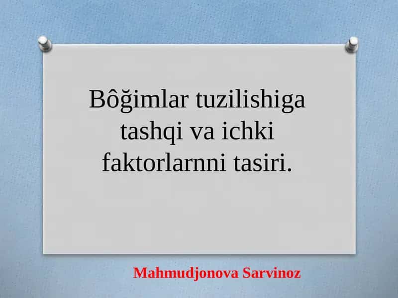 Bôʻgʻimlarning tuzilishi va qatʼi shu kifotlar 1