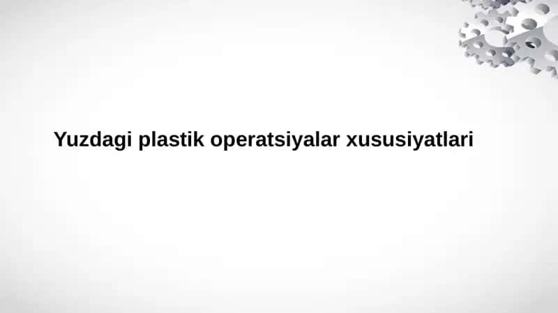 Yuzdagi plastik operatsiyalar xususiyatlari 1