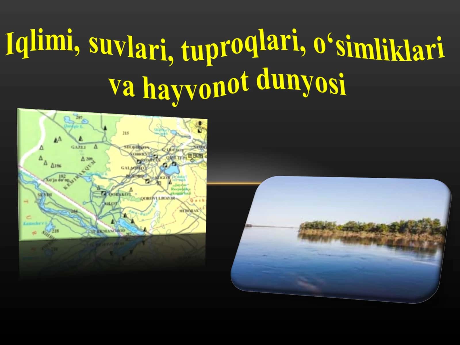 Iqlimi, suvlari, tuproqlari, o‘simliklari va hayvonot dunyosi 1