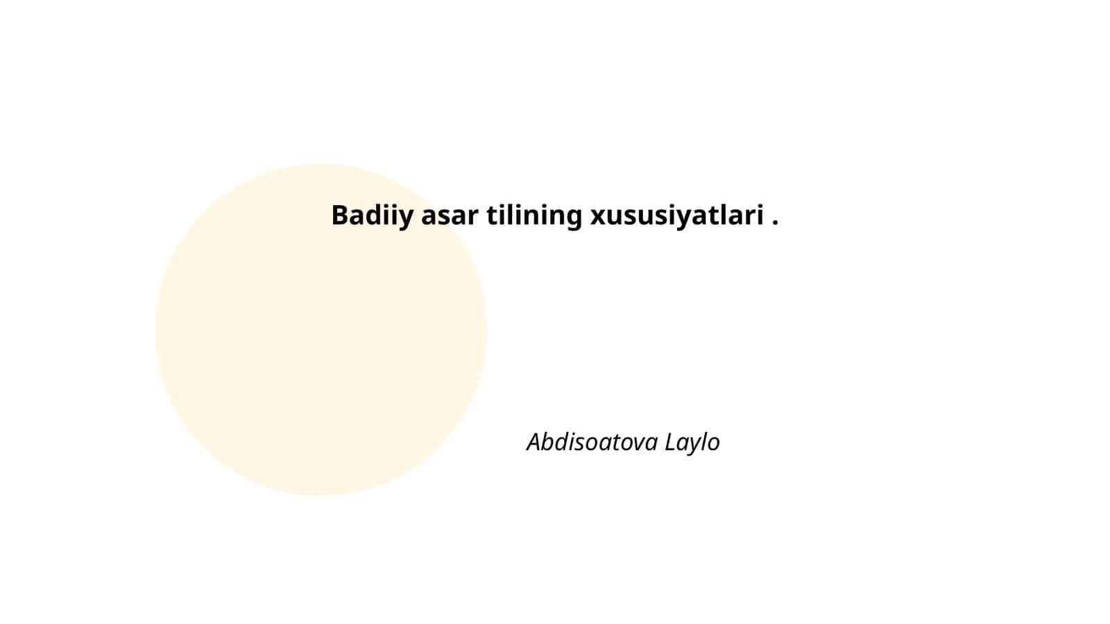 Tasviriy ifoda usullari 1