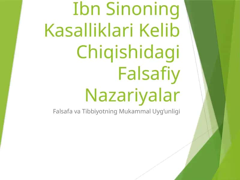 IbnSinoningKasalliklariKelibChiqishidagiFalsafiyNazariyalar 1