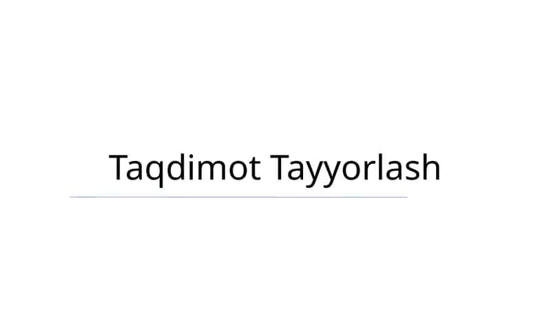 Maftunkor taqdimotni yaratish: maslahatlar va usullar 1