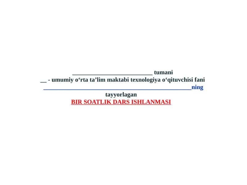 8-sin texnalogiya. Kasbga yaroqlilikni belgilash va moyillikni tarbiyalash usullari 1