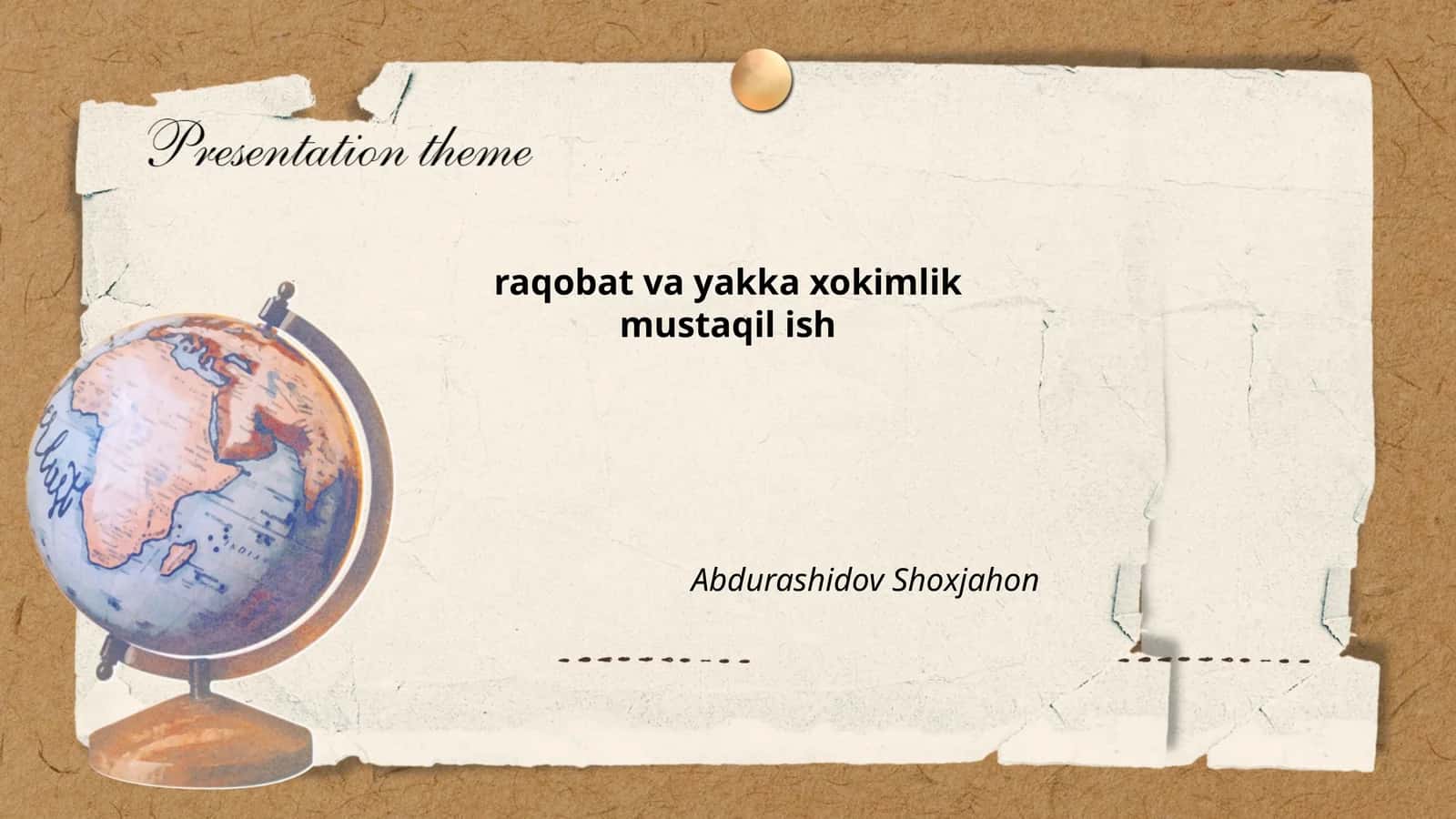 Raqobat siyosati va uning ahamiyati 1