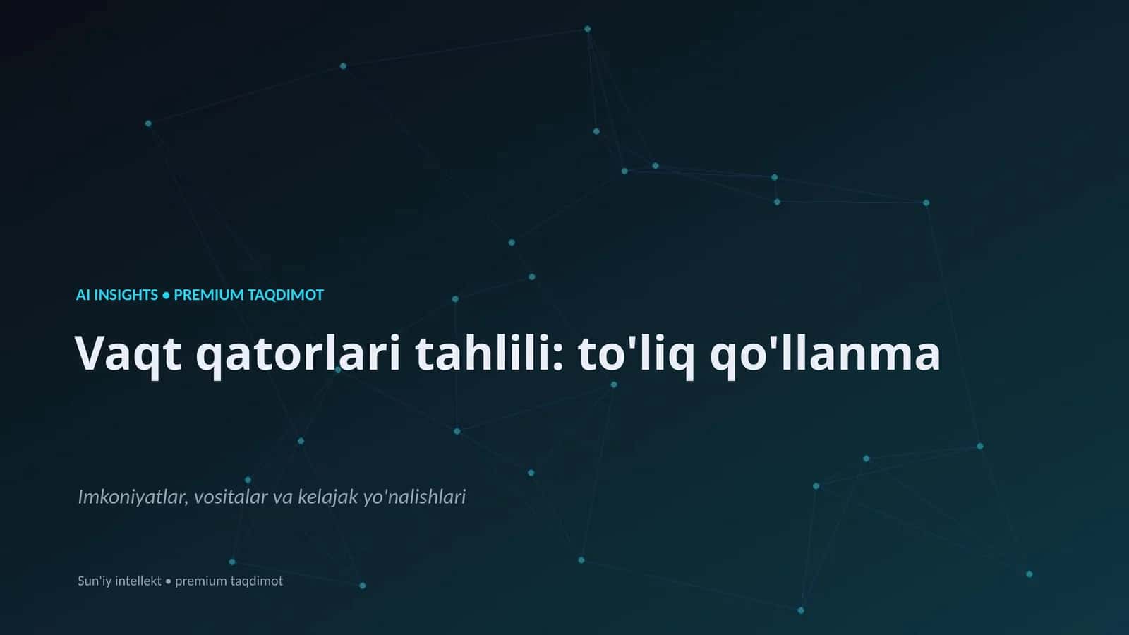AI INSIGHTS • PREMIUM TAQDIMOT 1