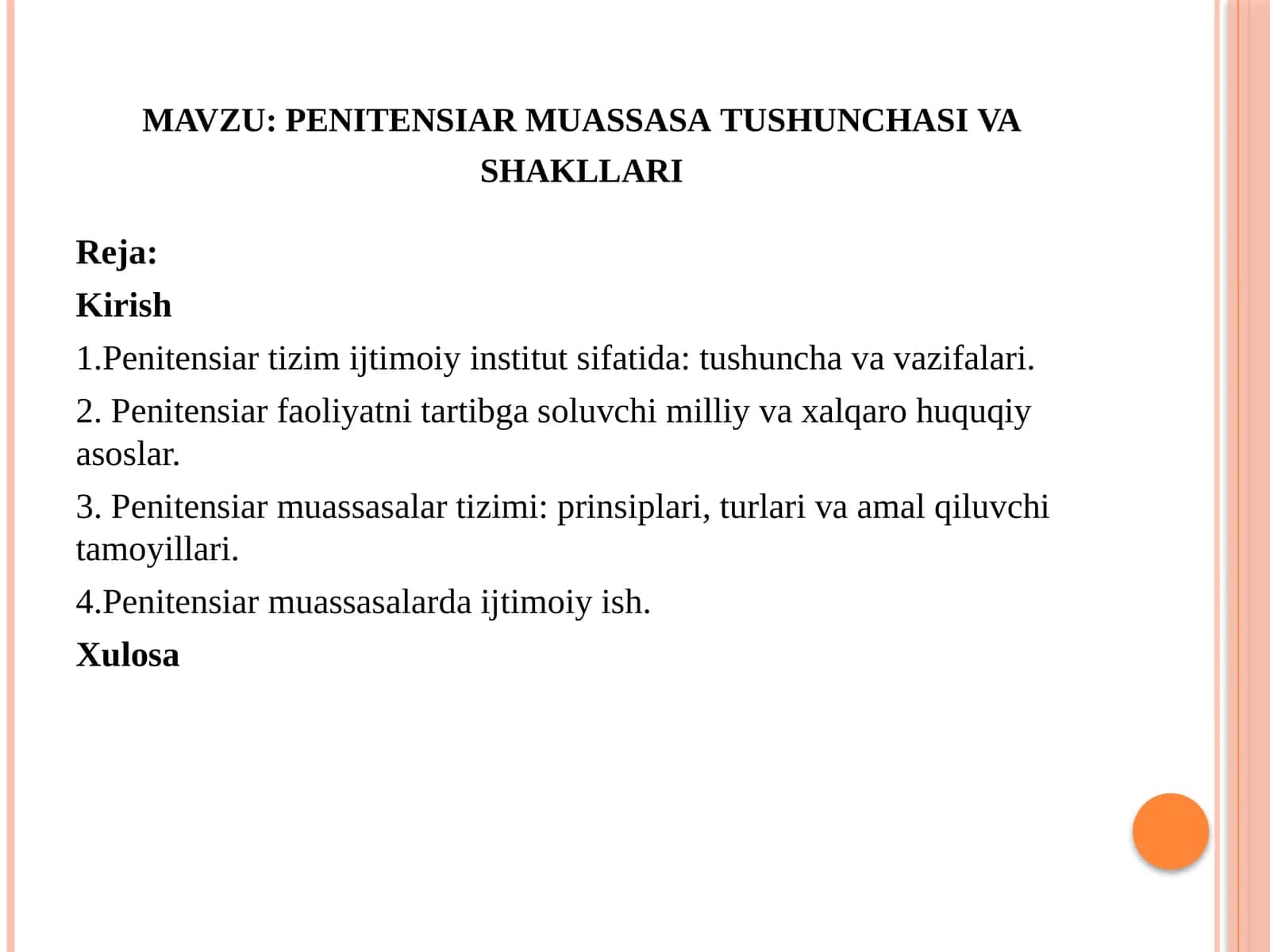 penitensiar muassasa tushunchasi va shakllari 1