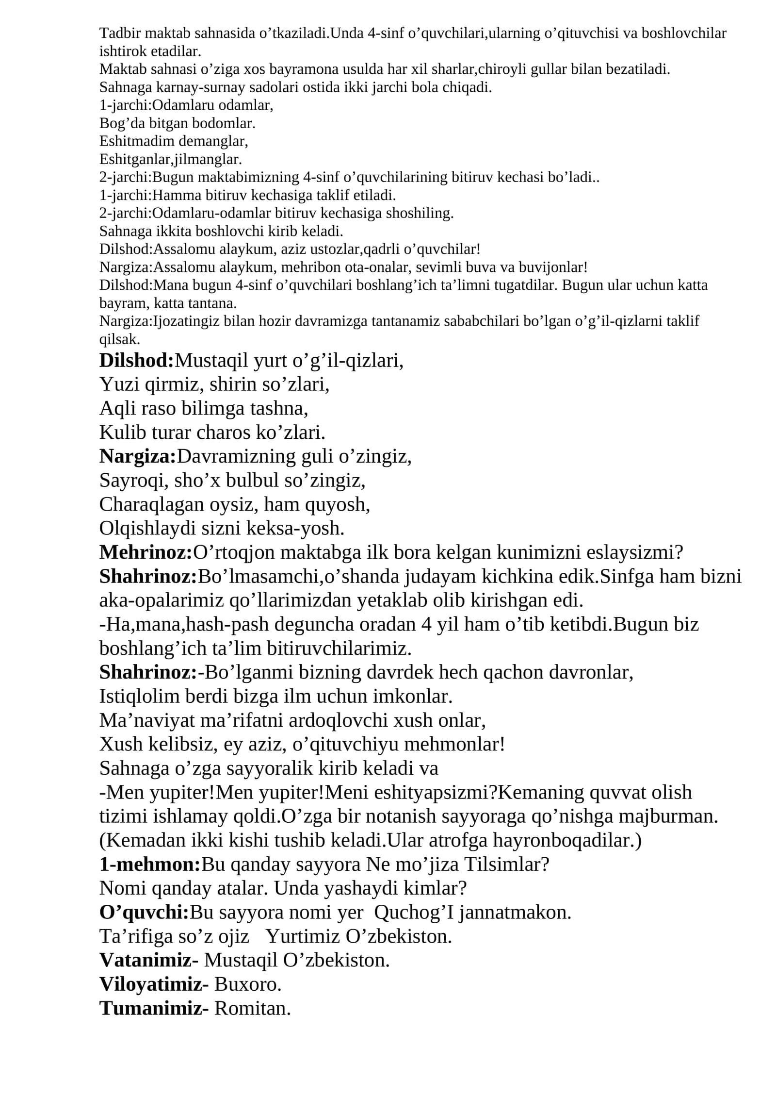 Tadbir maktab sahnasida 1