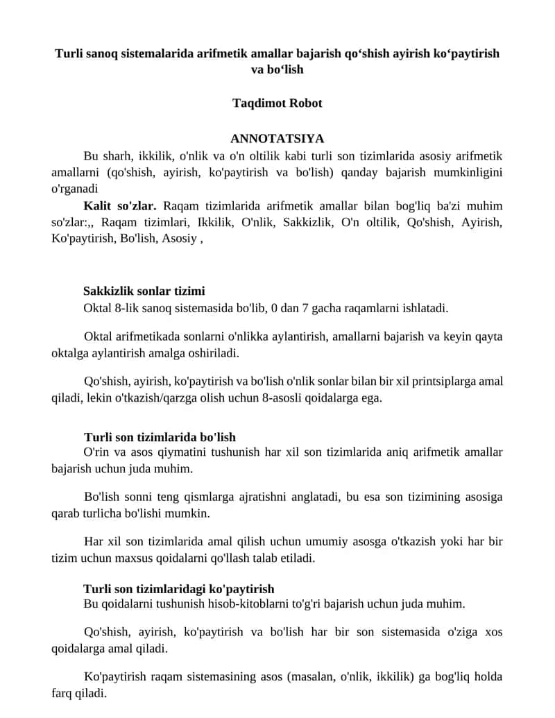 Taqdimot Robot 1