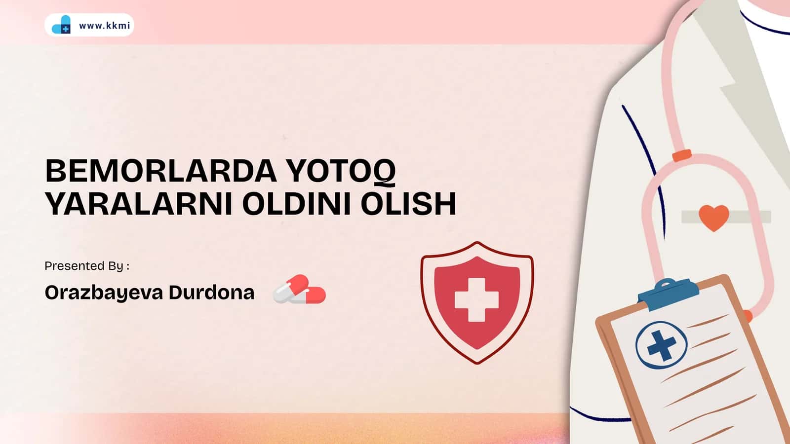 BEMORLARDA YOTOQ YARALARNI OLDINI OLISH 1