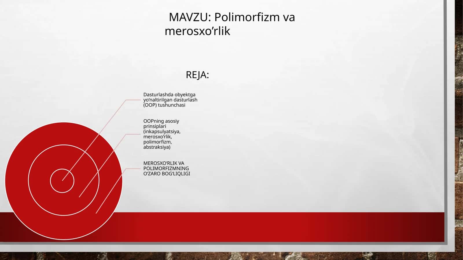 Polimorfizm va merosxo'rlik 1