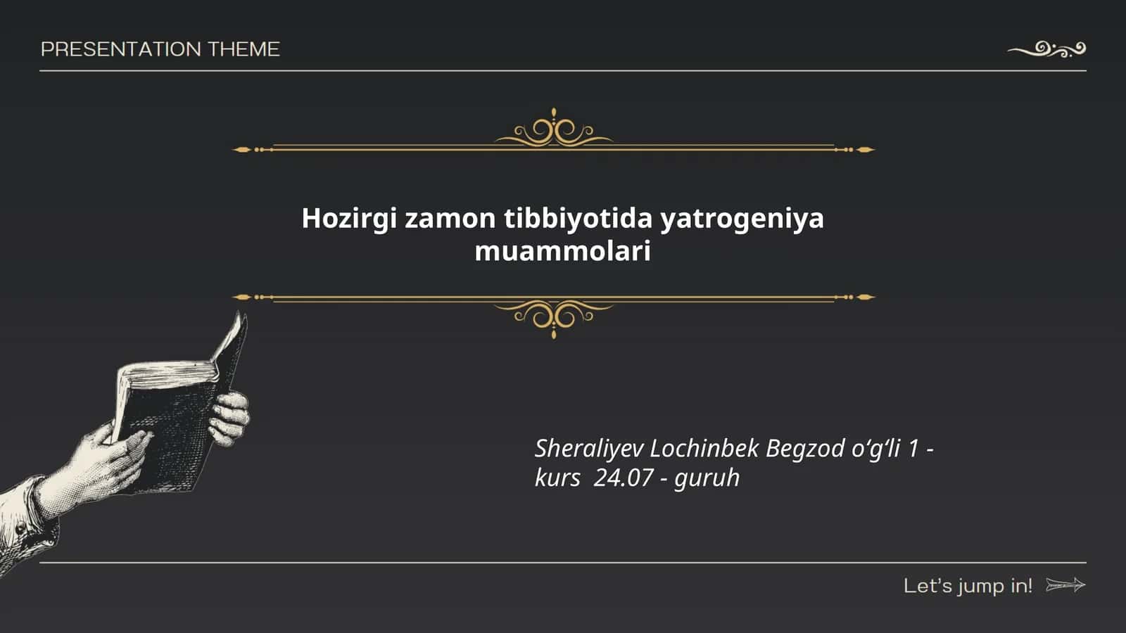 Hozirgi zamon tibbiyotida yatrogeniya muammolari 1