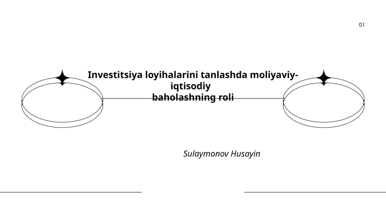 Investitsiya loyihalarini tanlashda moliyaviy-iqtisodiy baholashning roli 1