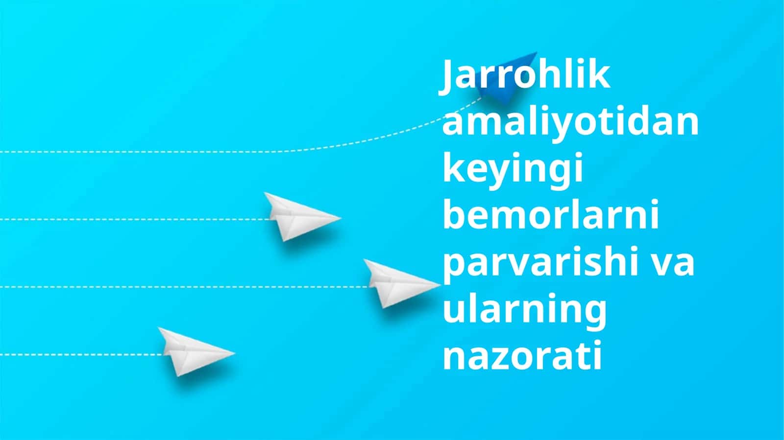 Jarrohlik amaliyotidan keyingi bemorlarni parvarishi va ularning nazorati 1
