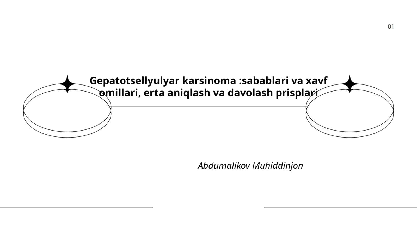 Gepatotsellyulyar karsinoma:sabablari va xavf omillari, erta aniqlash va davolash prisplari 1