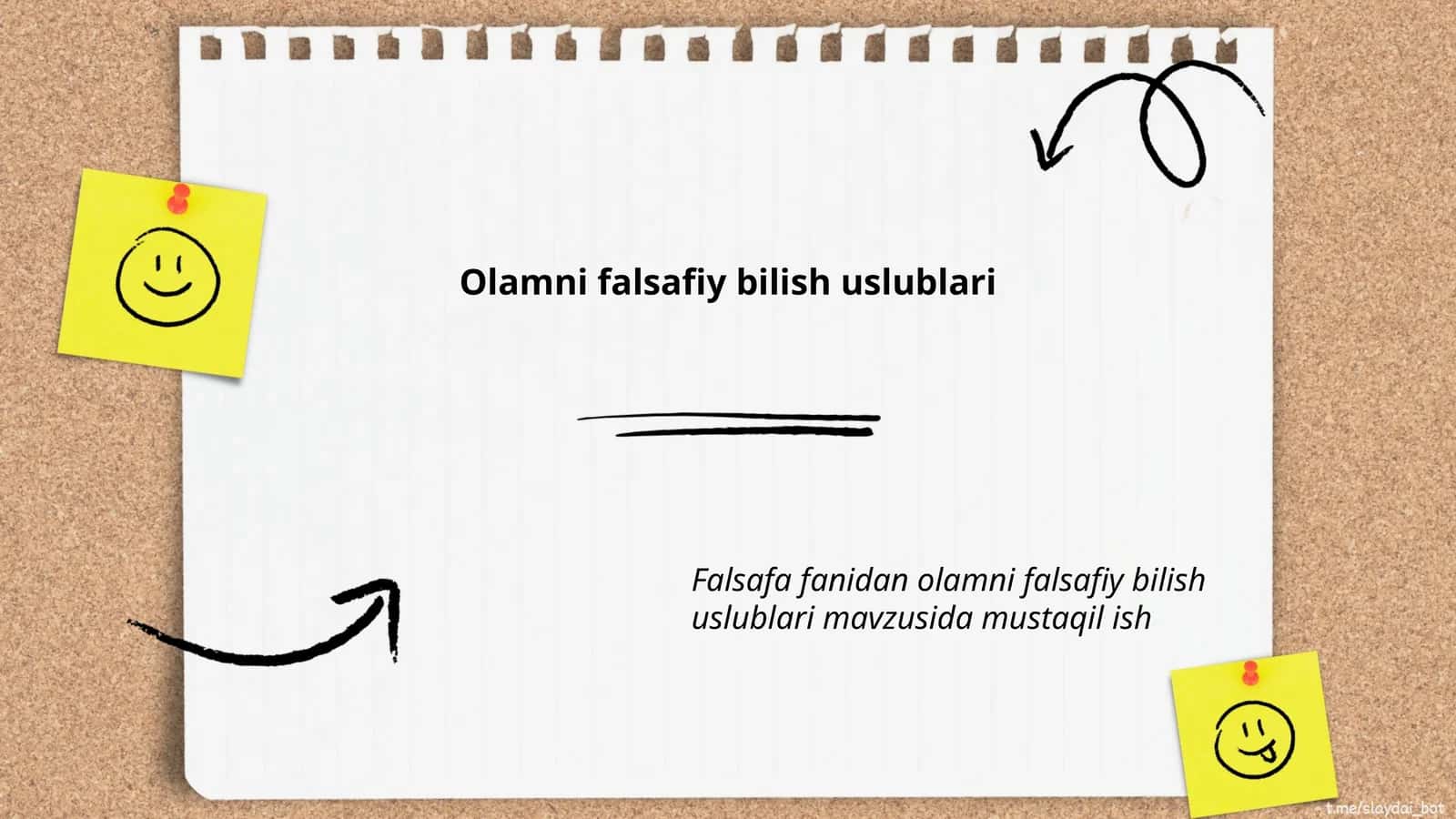 Olamni falsafiy bilish uslublari 1