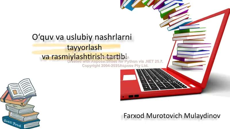 O‘quv va uslubiy nashrlarni tayyorlash va rasmiylashtirish tartibi 1