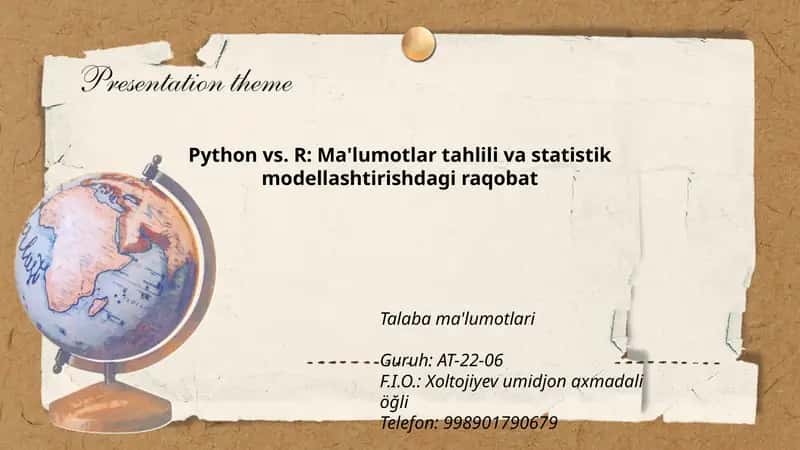 Python vs. R: Ma'lumotlar tahlili va statistik modellashtirishdagi raqobat 1