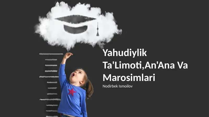 Yahudiylik Ta'Limoti,An'Ana Va Marosimlari 1