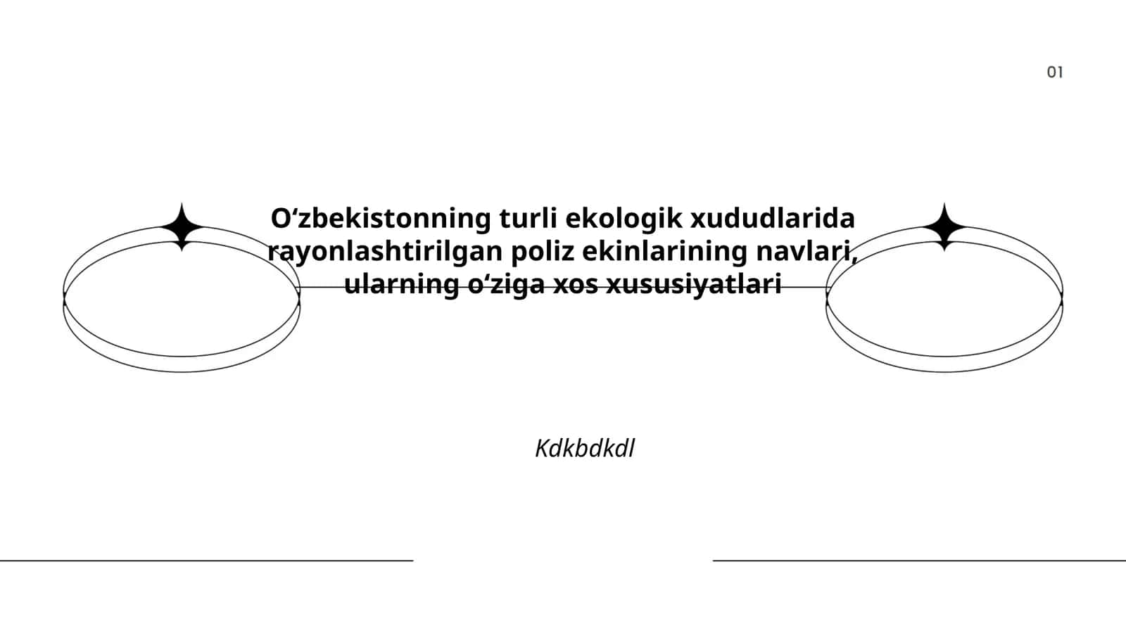 Poliz ekinlarining o'ziga xos xususiyatlari 1